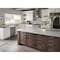 Jeffrey Alexander 12" Center-to-Center Brushed Gold Tiffany Appliance Handle 658-12BG - alternate 7